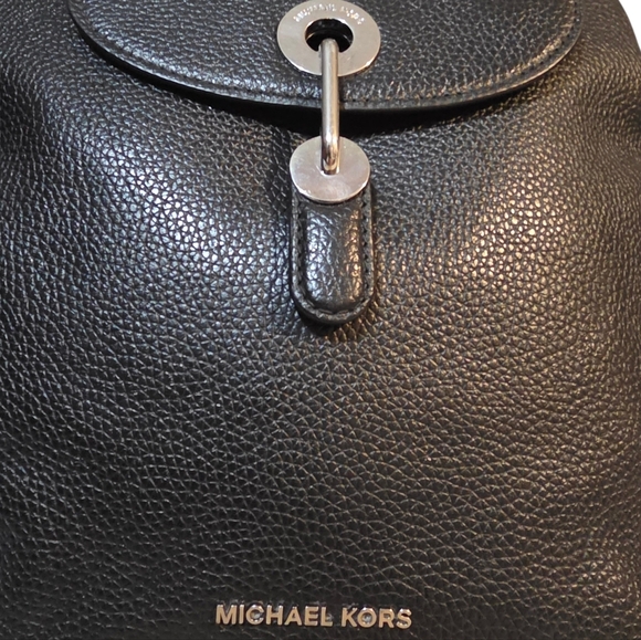 Michael Kors Raven Medium Leather Backpack - Picture 2 of 9